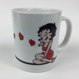 Betty Boop Mug Pudgy the Dog Hearts Coffee Mug